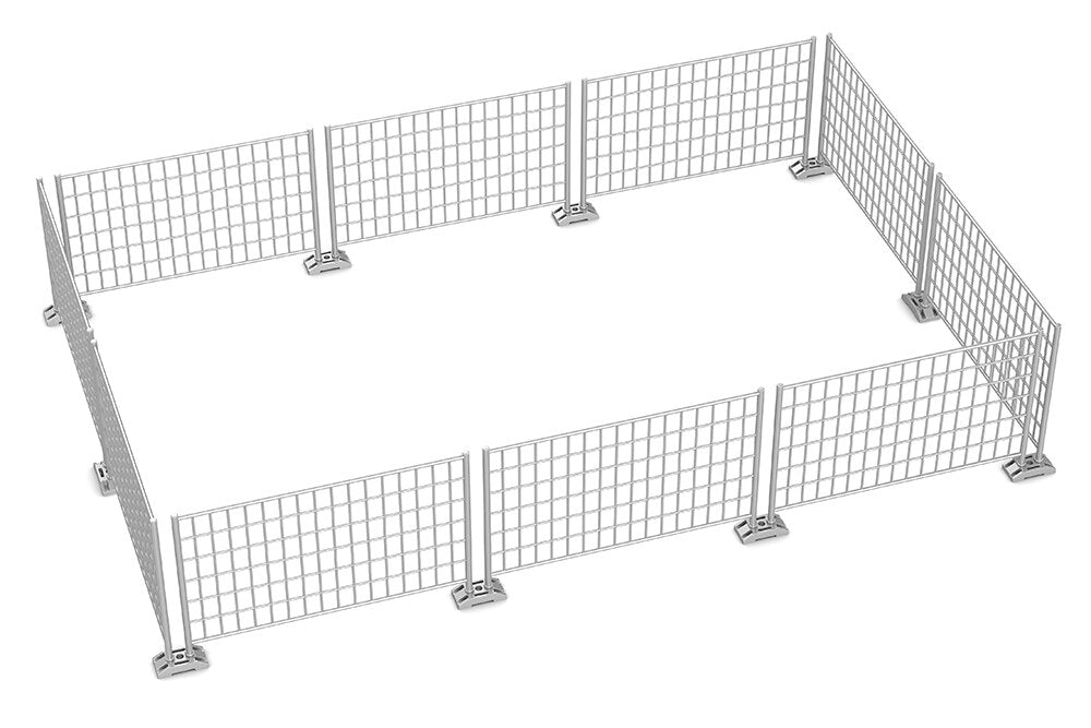 1/14 Scale Metal Construction Site Fence